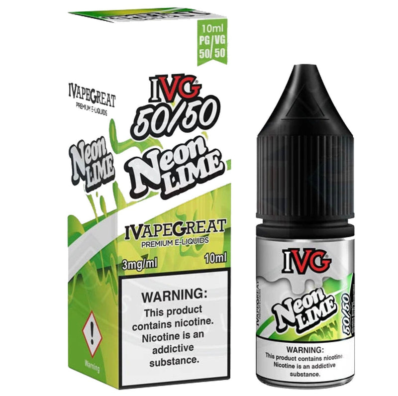 IVG 50:50 Neon Lime TPD Compliant e-liquid