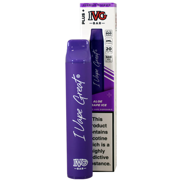 IVG Bar Plus+ 800 Disposable Vape Device