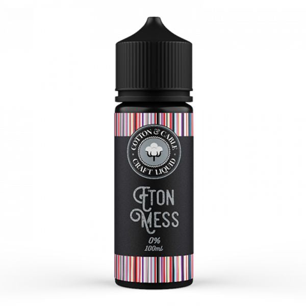 Cotton & Cable Desserts - Eton Mess 0mg 100ml Shortfill