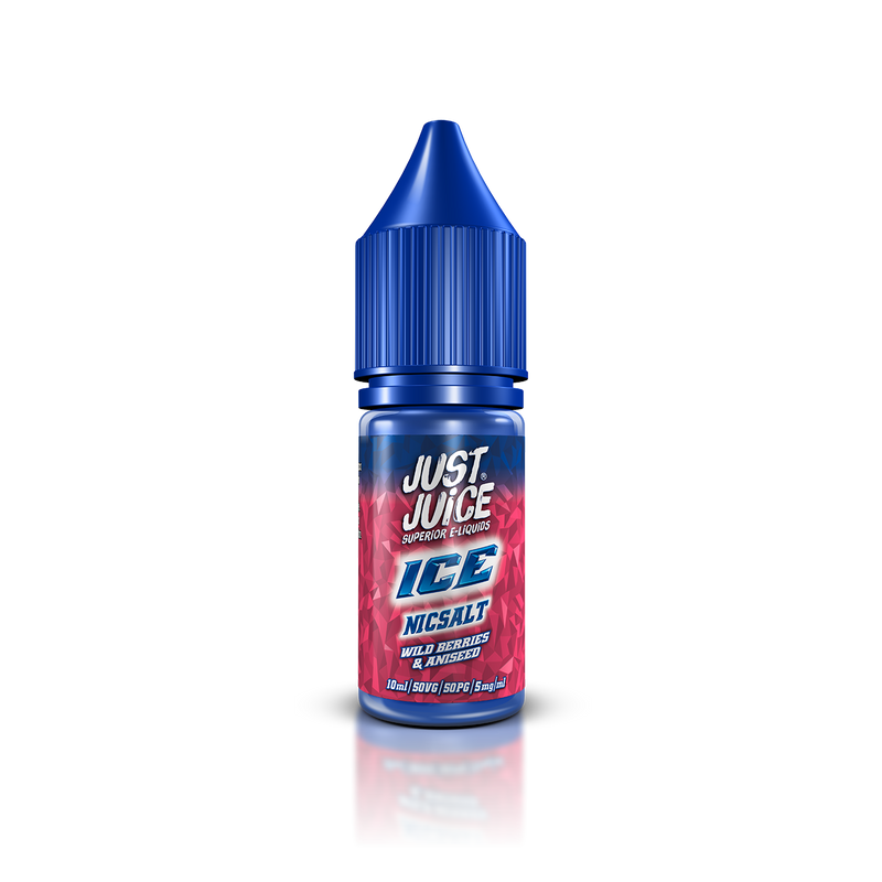 Just Juice Ice Wild Berries and Aniseed Nic Salt 10ml E-Liquid