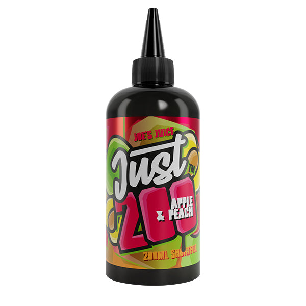 Just 200 by Joe's Juice Apple & Peach 0mg 200ml Shortfill