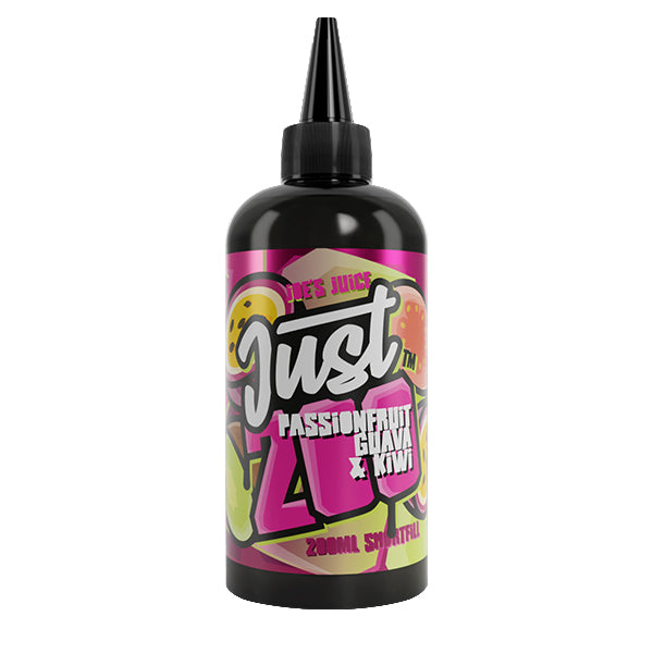 Just 200 by Joe's Juice Passionfruit Guava & Kiwi 0mg 200ml Shortfill