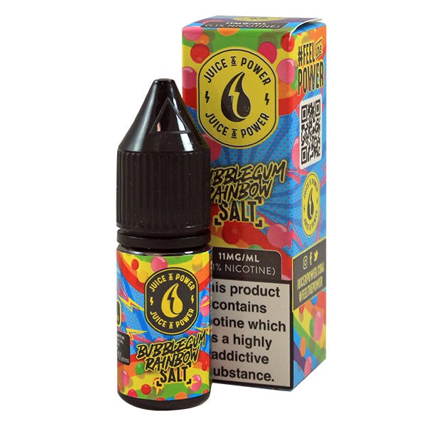 Juice N' Power Bubblegum Rainbow Salt 11mg 10ml