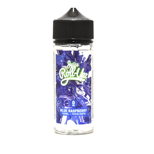 Juice Roll Upz- Blue Raspberry 0mg 100ml Shortfill