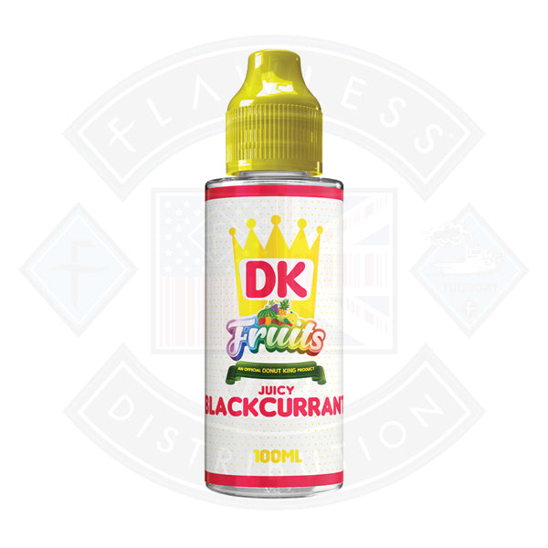 Donut King Fruits - Juicy Blackcurrant 0mg 100ml Shortfill