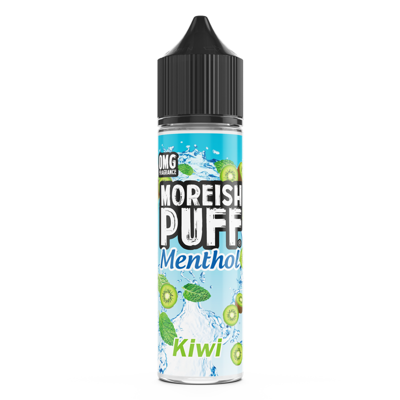 Moreish Puff Menthol Kiwi 0mg 50ml Shortfill E-liquid