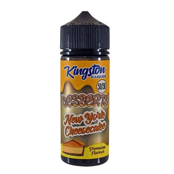 Kingston Desserts - New York Cheesecake 0mg 100ml 50/50 Shortfill E-Liquid