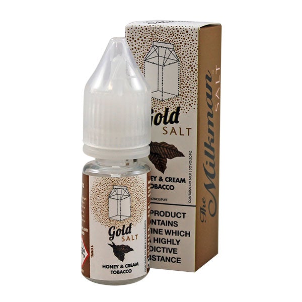 The Milkman Salt Gold - Honey & Cream Tobacco 10ml