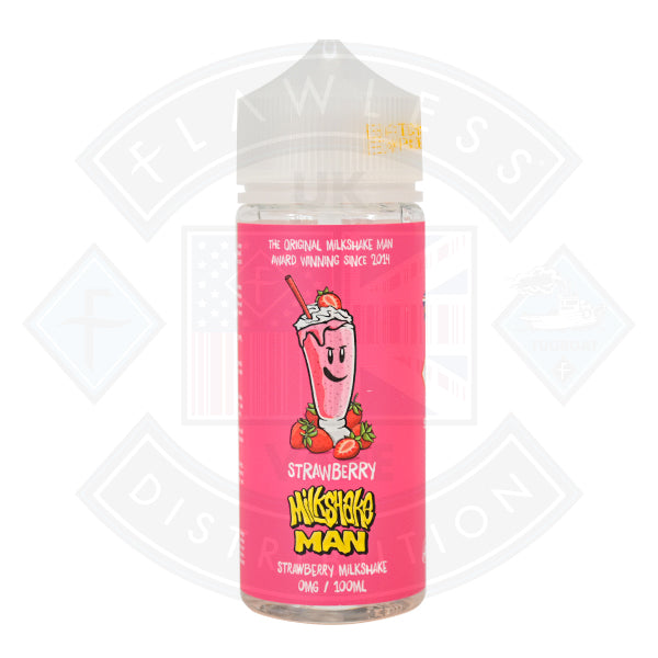 Milkshake Man - Strawberry 0mg 100ml Shortfill