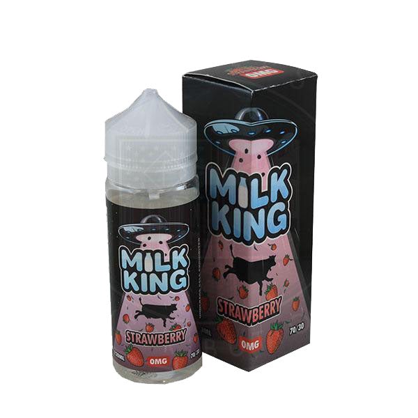 Milk King Strawberry E liquid 120ml Short fill