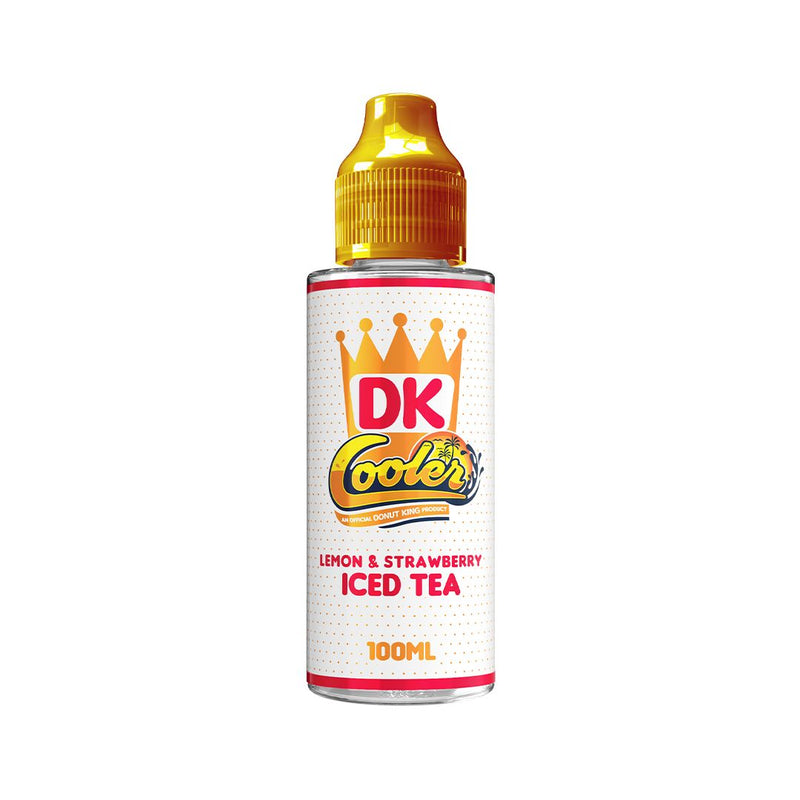 Donut King Cooler -  Lemon and Strawberry Iced Tea 0mg 100ml Shortfill