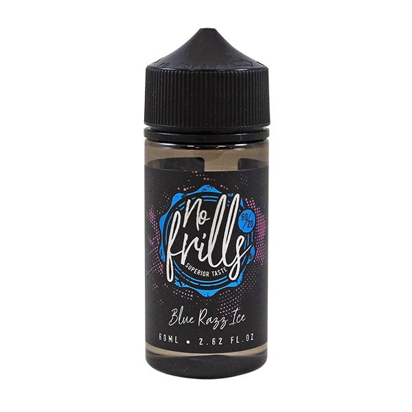 Blue Razz Ice by No Frills 0mg 80ml Shortfill