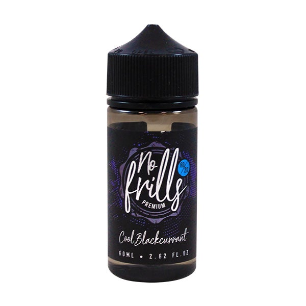 Cool Blackcurrant by No Frills 0mg 80ml Shortfill