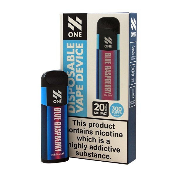 N One Disposable Pod Blue Raspberry Nic Salt 20mg 2ml