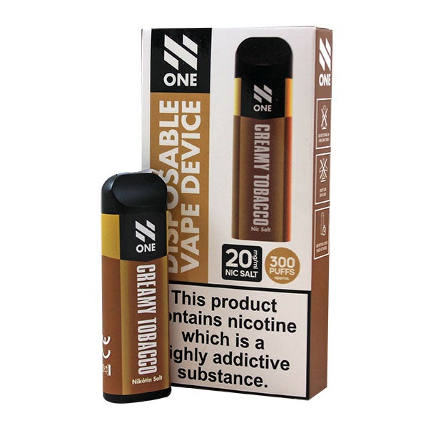 N One Disposable Pod Creamy Tobacco Nic Salt 20mg 2ml