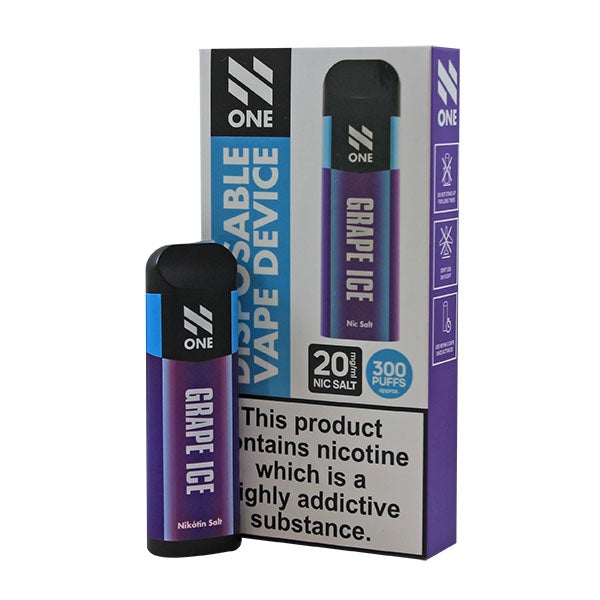 N One Disposable Pod Grape Ice Nic Salt 20mg 2ml