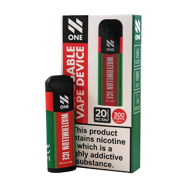 N One Disposable Pod Watermelon Ice Nic Salt 20mg 2ml