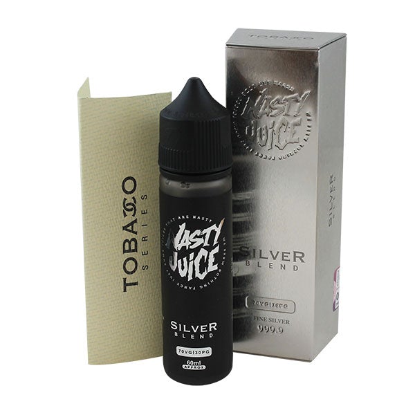 Nasty Juice Tobacco Series - Silver Blend 0mg 50ml Shortfill E-liquid