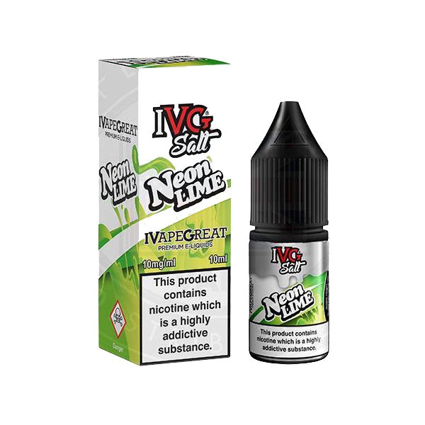 I VG Salt Kiwi Lemon Kool 10mg 10ml TPD Compliant e-liquid