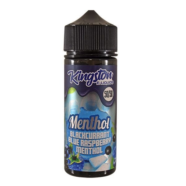 Kingston Menthol Blackcurrant Blue Raspberry 0mg 100ml 50/50 Shortfill E-Liquid