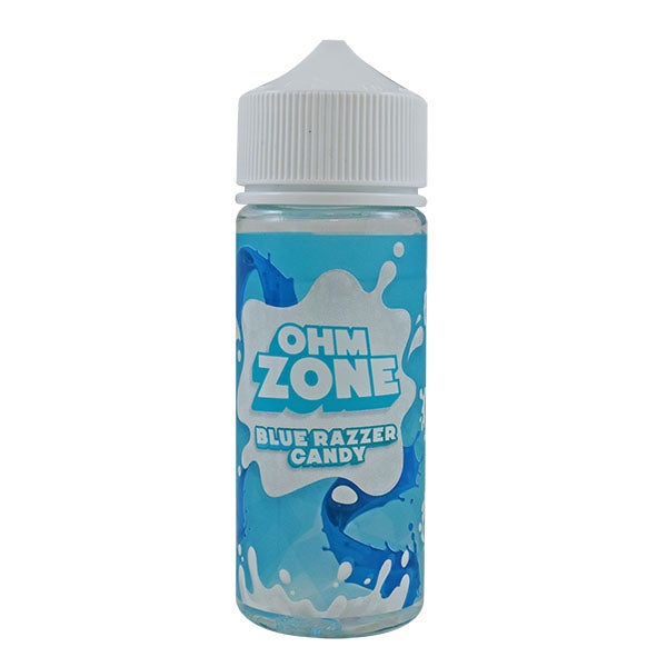 Ohm Zone Blue Razzer Candy 0mg 100ml Shortfill