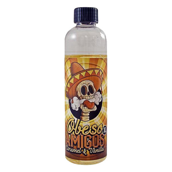 Obeso Amigos XL Caramel & Vanilla 0mg 200ml Shortfill E-Liquid