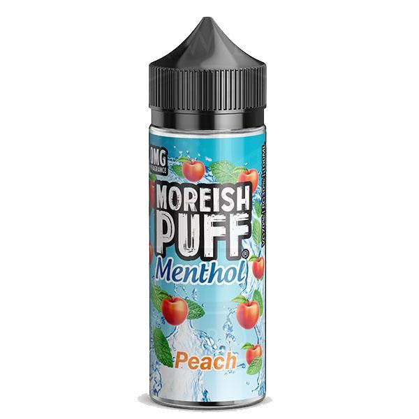 Moreish Puff Menthol Peach 0mg 100ml Shortfill E-liquid