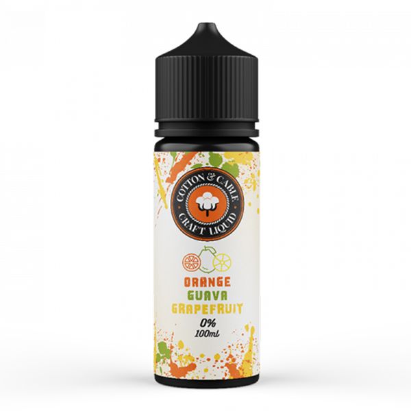 Cotton & Cable Fruits - Orange, Guava, Grapefruit 0mg 100ml Shortfill