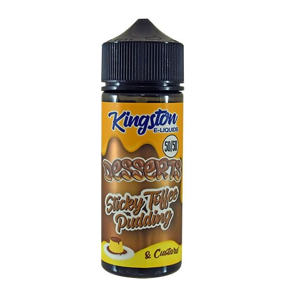 Kingston Desserts -Sticky Toffee Pudding & Custard 0mg 100ml 50/50 Shortfill E-Liquid