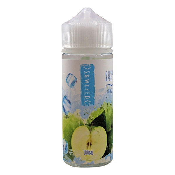 Skwezed - Green Apple Ice 0mg 100ml Shortfill