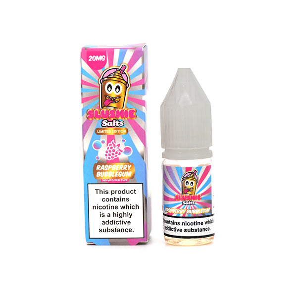 Slushie Salts Limited Edition Raspberry Bubblegum 10ml E-Liquid