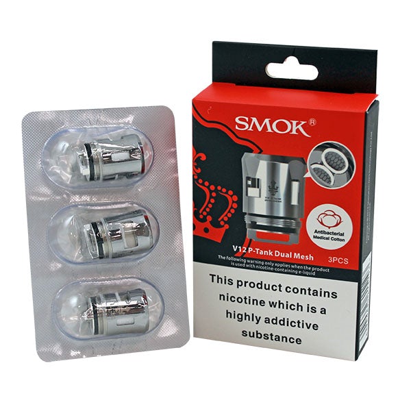 Smok V12 P-Tank Dual Mesh 0.2 Ohm 3pack