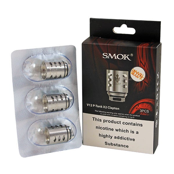 Smok V12 P-Tank X2 Clapton 0.4 ohm 3pack