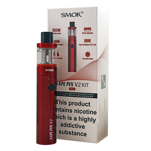 E-Zigarette KIT Stick SMOK Vape Pen V2 Red Rot, E-Zigaretten \ E-Zigaretten  KIT \ SMOK