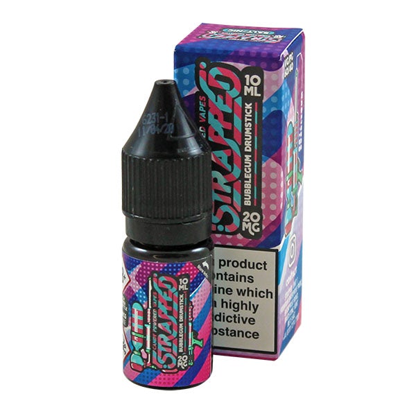 Strapped Candy Powered Nic Salt - Bubblegum Drumstick 20mg 10ml E-liquid