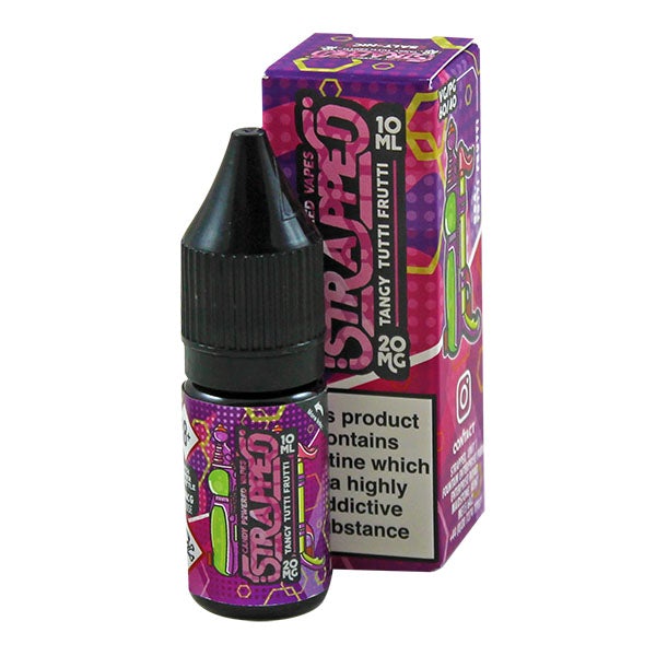 Strapped Candy Powered Nic Salt - Tangy Tutti Frutti 20mg 10ml E-liquid