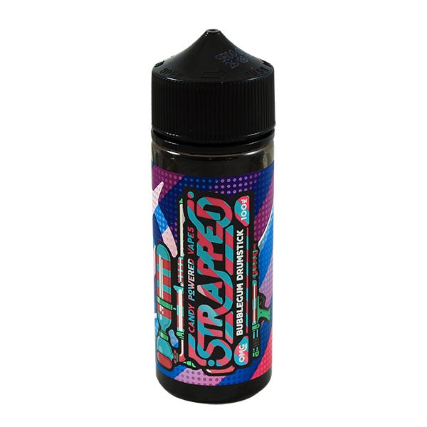 Strapped Candy Powered - Bubblegum Drumstick 0mg 100ml Shortfill E Liquid