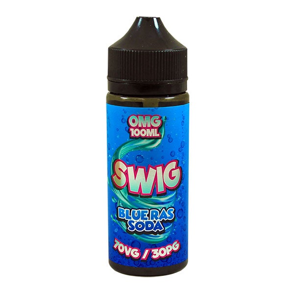 Swig Blue Ras Soda 100ml 0mg shortfill e-liquid