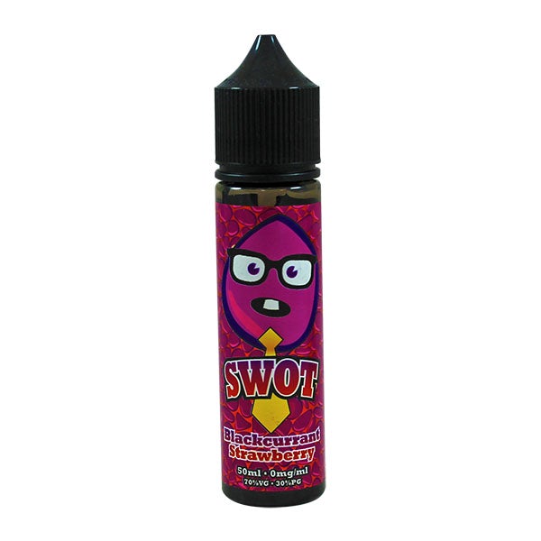 Swot Blackcurrant Strawberry 0mg 50ml Shorfill