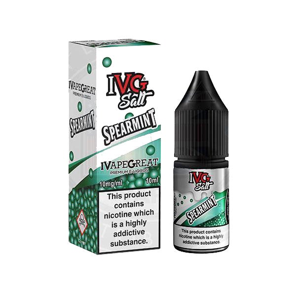 I VG Salt Spearmint Sweets 10mg 10ml TPD Compliant e-liquid