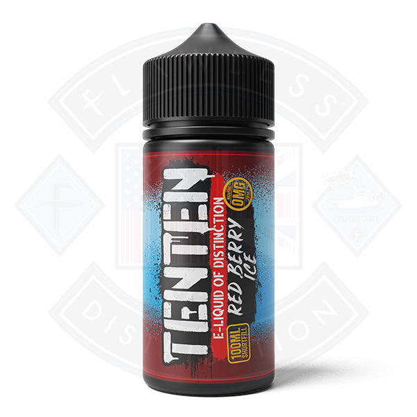 TENTEN E-Liquid of Distinction Red Berry Ice 0mg 100ml Shortfill