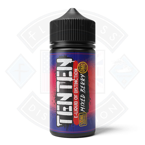 TENTEN E-Liquid of Distinction Mixed Berry 0mg 100ml Shortfill