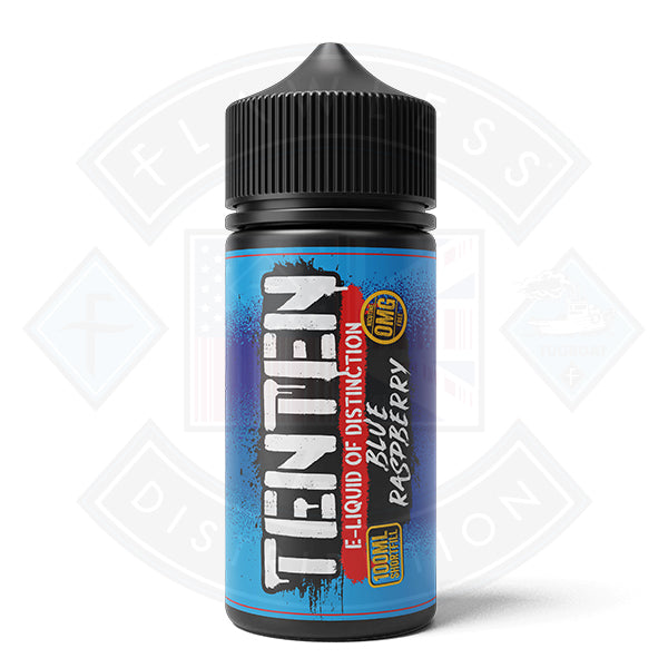 TENTEN E-Liquid of Distinction Blue Raspberry 0mg 100ml Shortfill