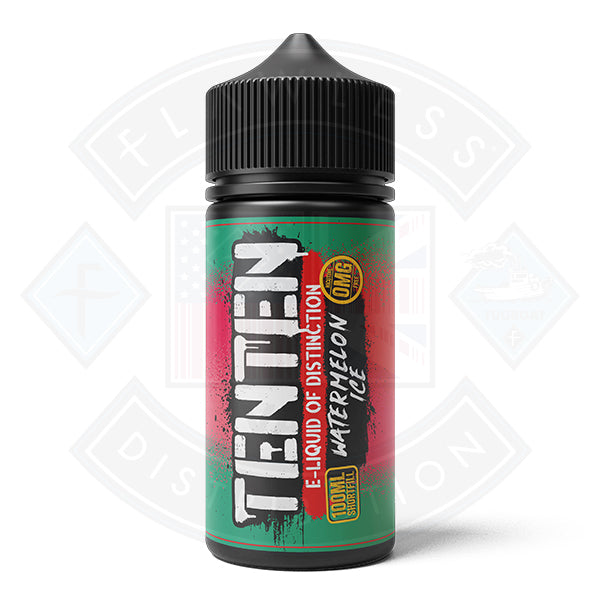 TENTEN E-Liquid of Distinction Watermelon Ice 0mg 100ml Shortfill