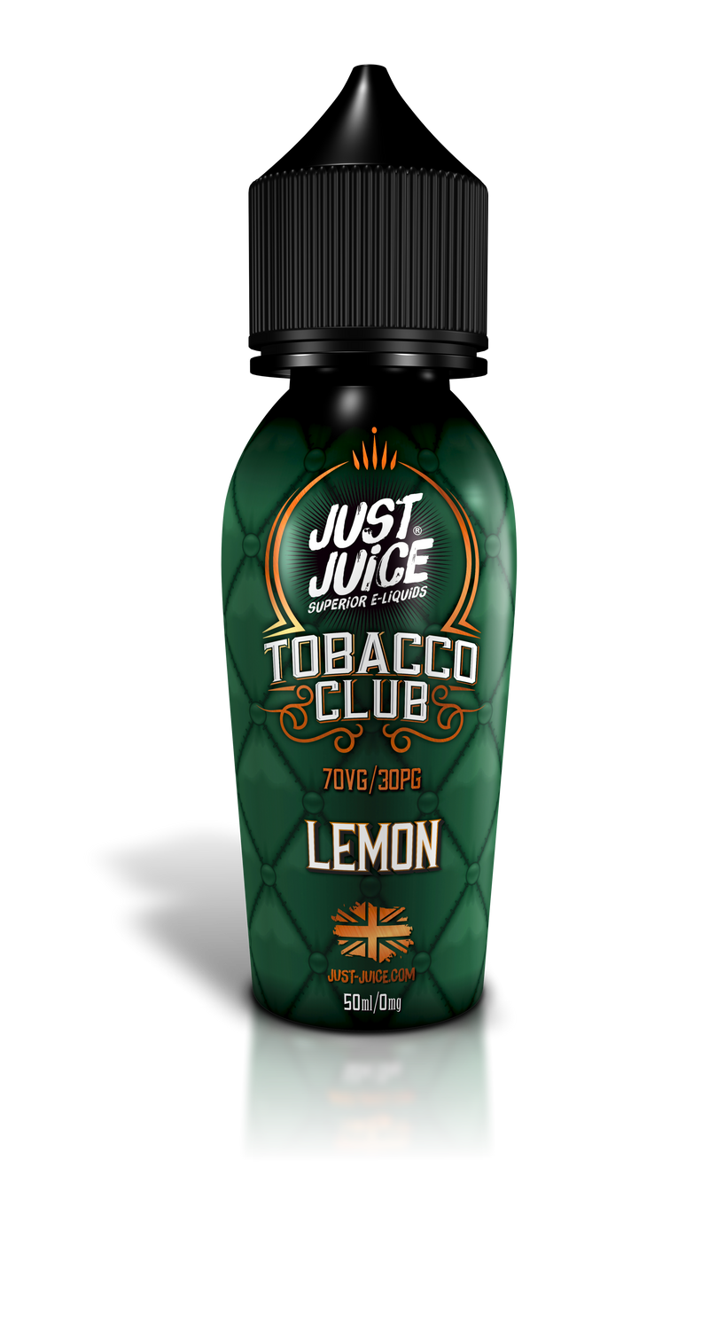 Just Juice Tobacco Club Lemon 0mg 50ml Shortfill