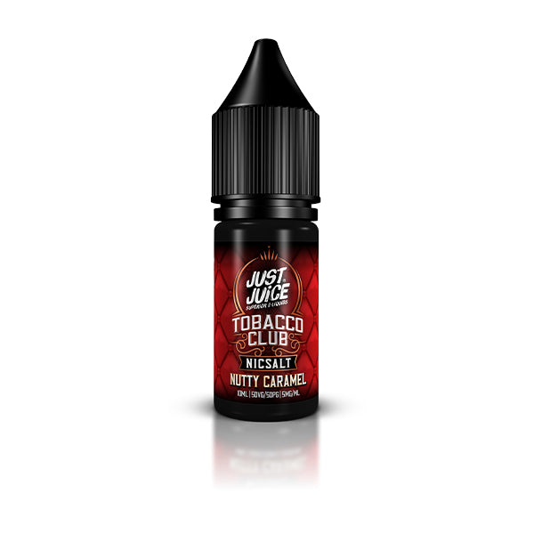 Just Juice Tobacco Club Nutty Caramel Nic Salt 10ml E-Liquid