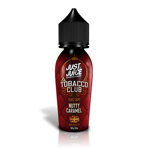 Just Juice Tobacco Club Nutty Caramel 0mg 50ml Shortfill