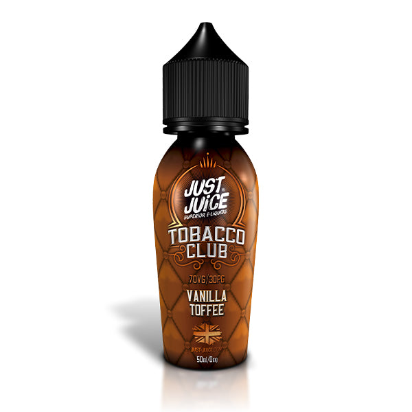 Just Juice Tobacco Club Vanilla Toffee 0mg 50ml Shortfill