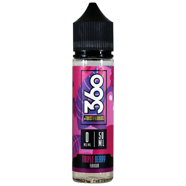 Twist 360- Triple Berry 0mg 50ml Shortfill