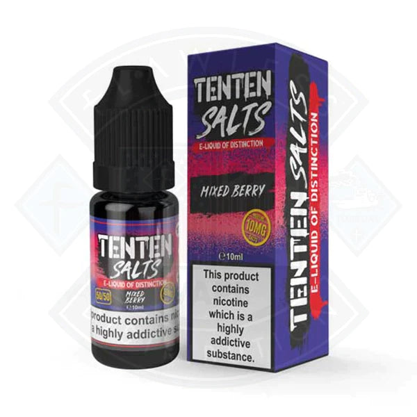 TENTEN Salts E-Liquid of Distinction Mixed Berry 10ml